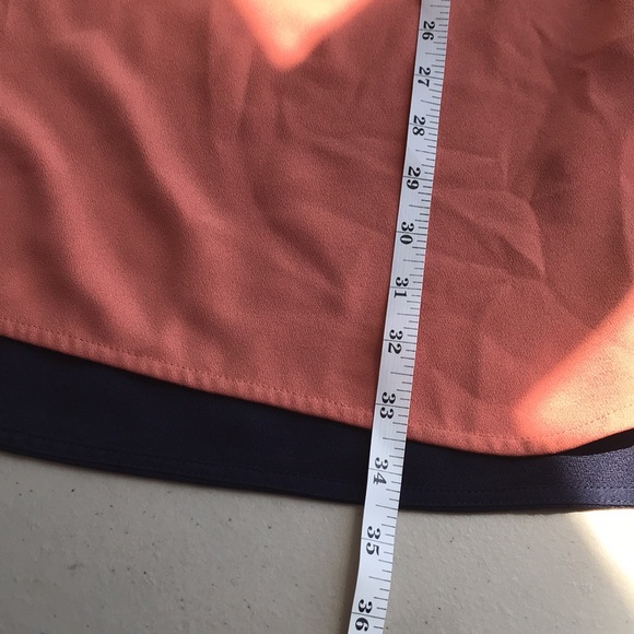 Banana Republic Blue orange ColorBlock Shift Dress size 8 - Picture 9 of 11